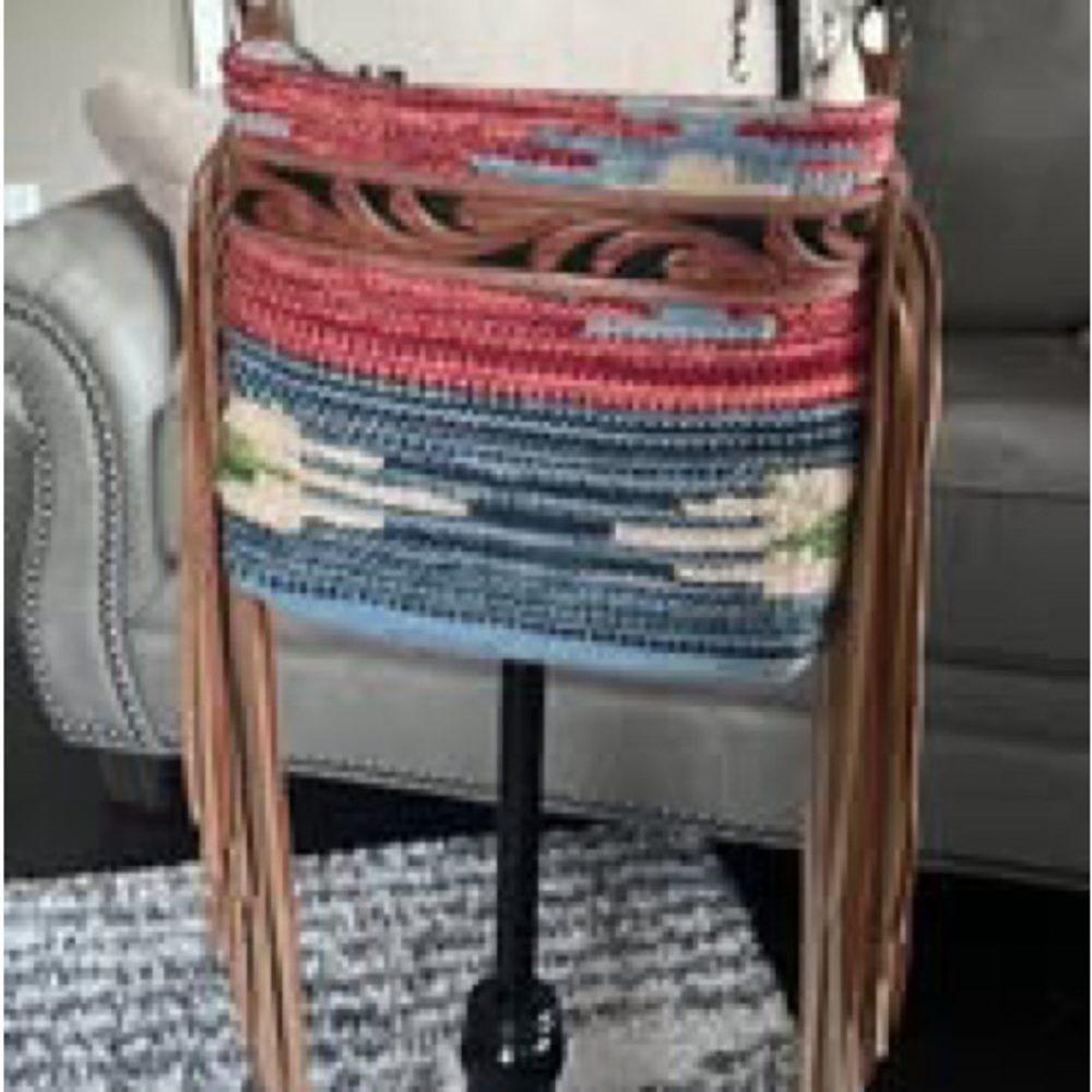 Multicolor Fringe Women's Bag